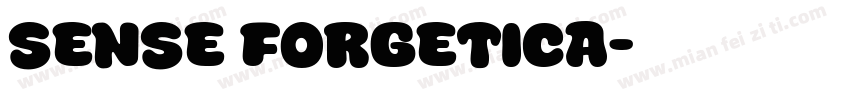 sense forgetica字体转换